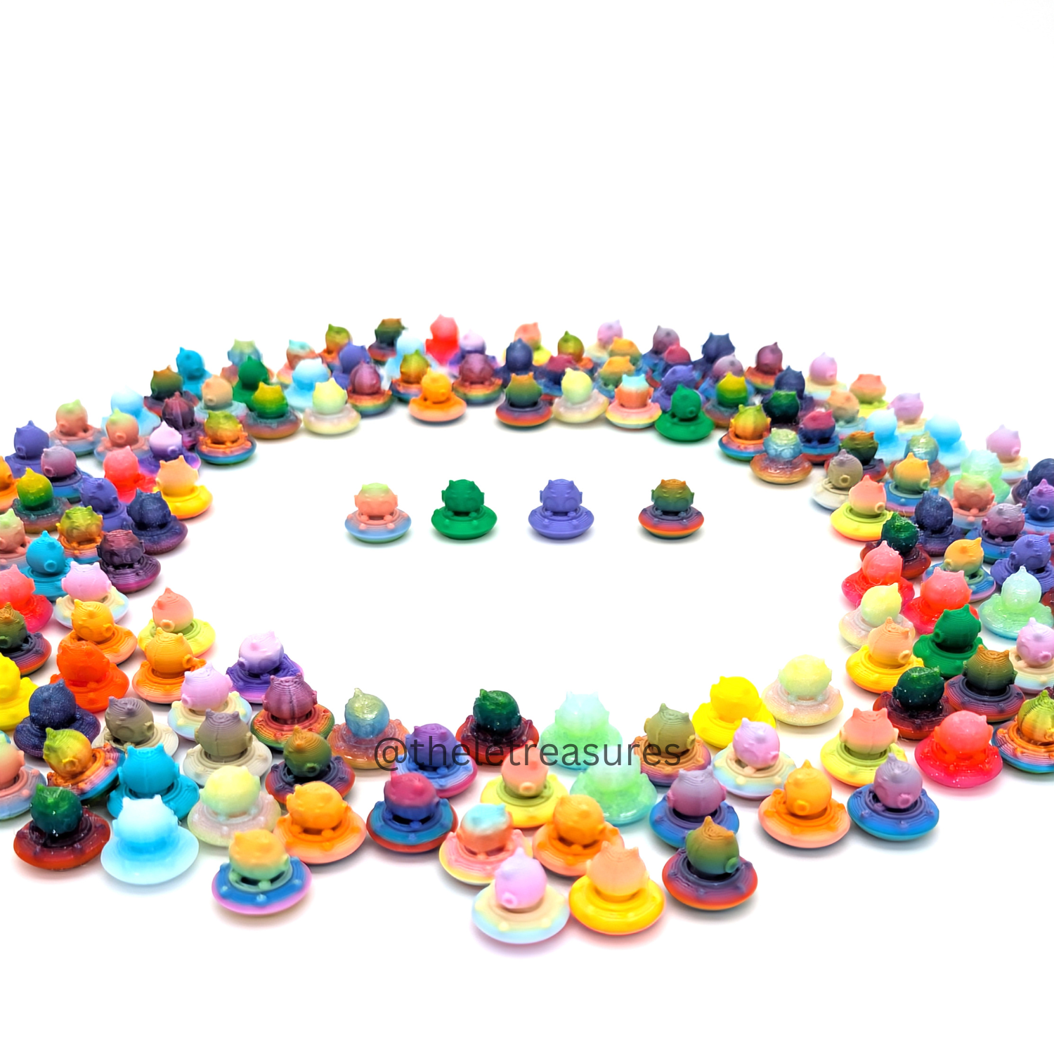 Alien in a UFO – Tiny Micro Figurines