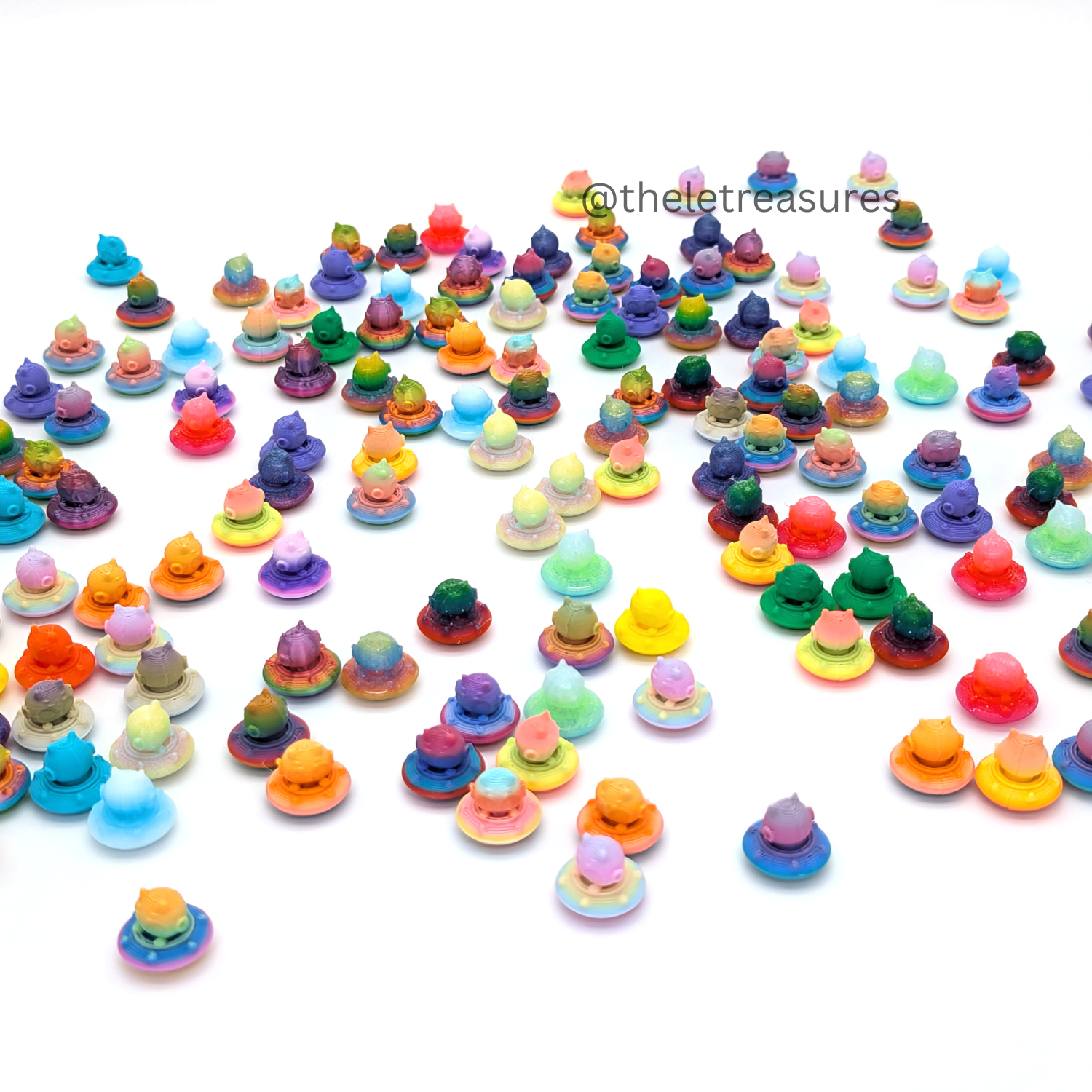 Alien in a UFO – Tiny Micro Figurines