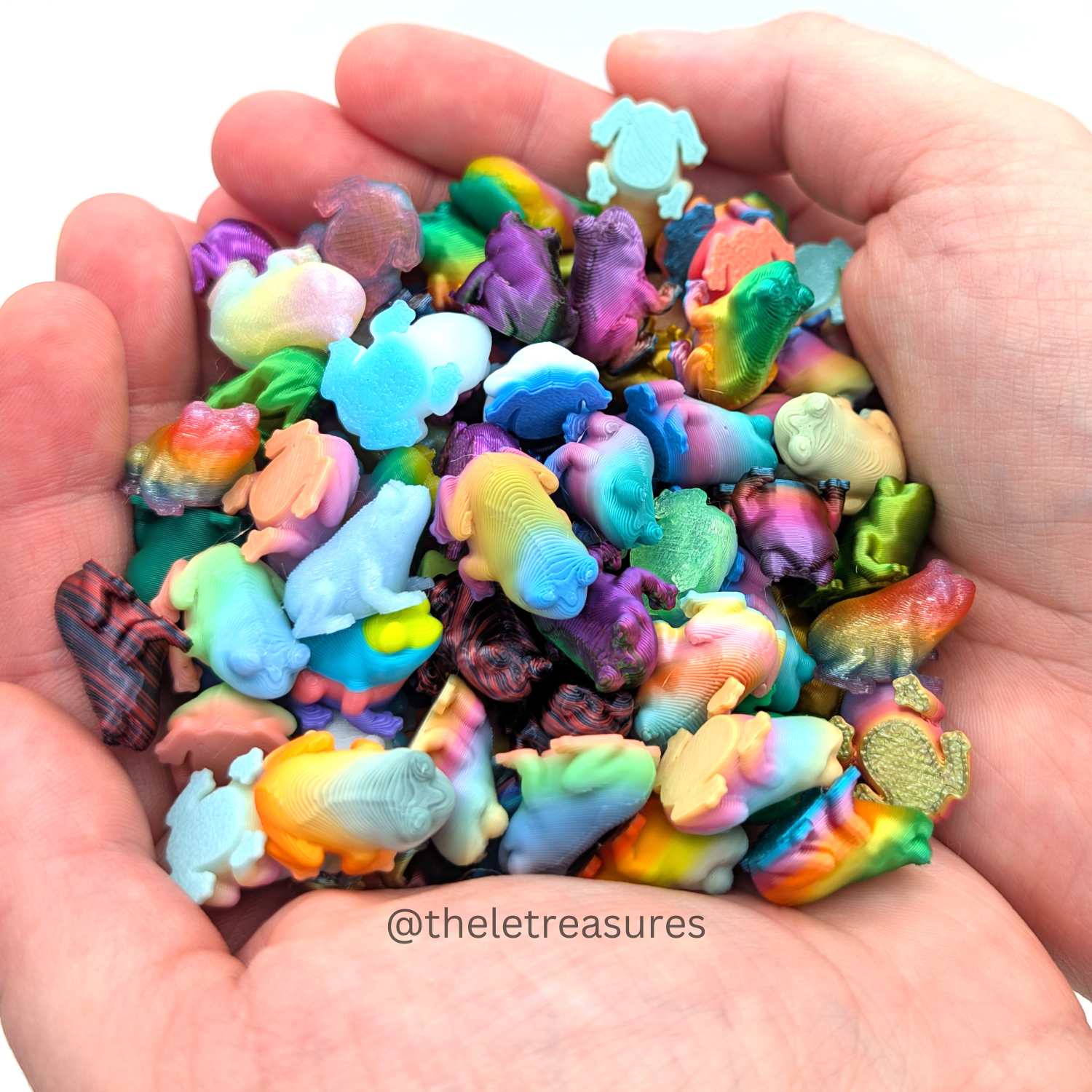 Frogs – Tiny Micro Figurines – Thele Treasures
