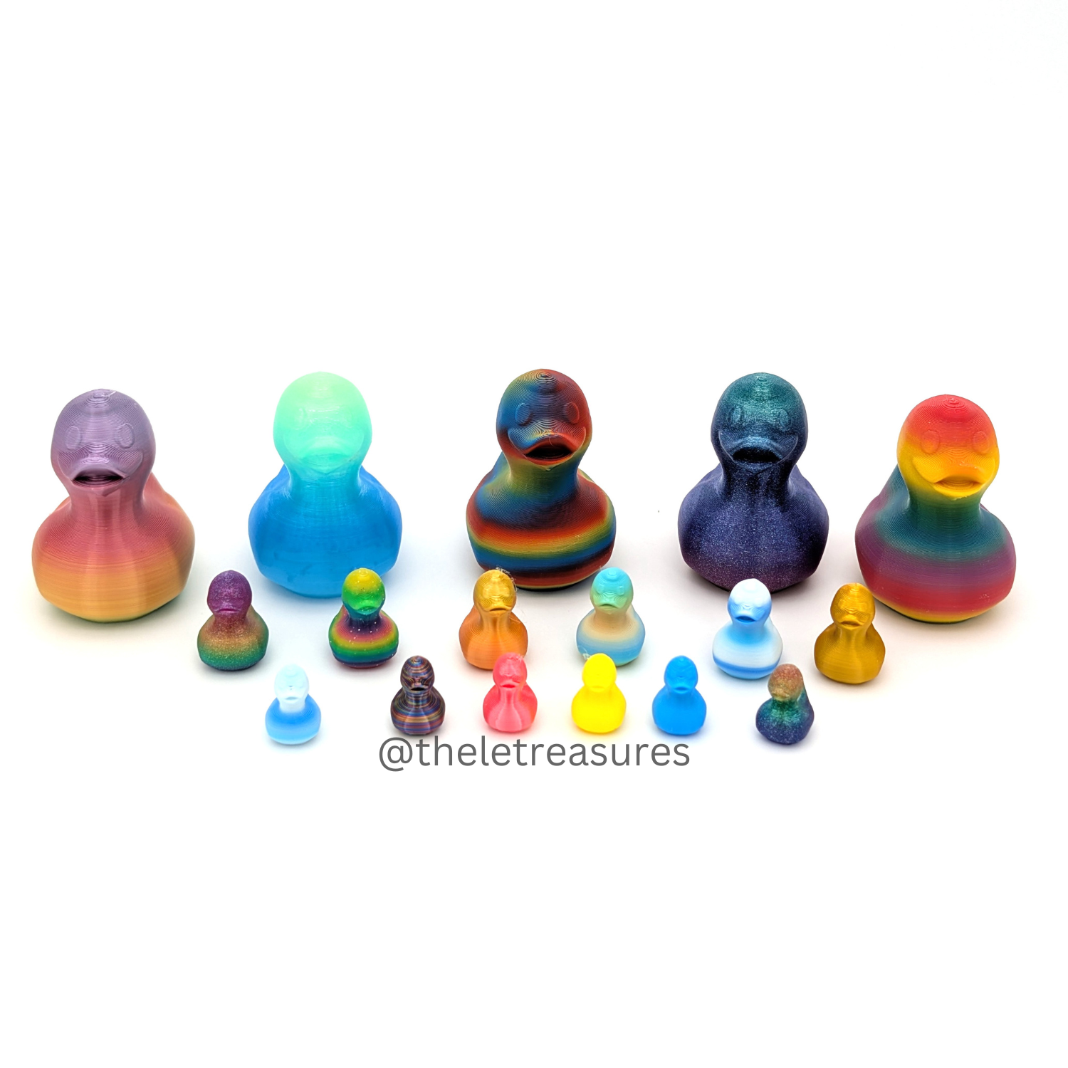 Ducks – Tiny Micro Figurines (3 Sizes)