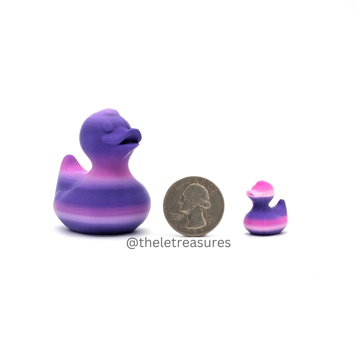 Ducks โ Tiny Micro Figurines (3 Sizes)