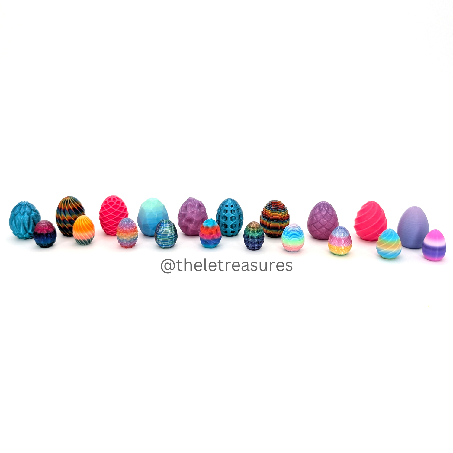 Eggs – 10 Unique Designs *New Size*