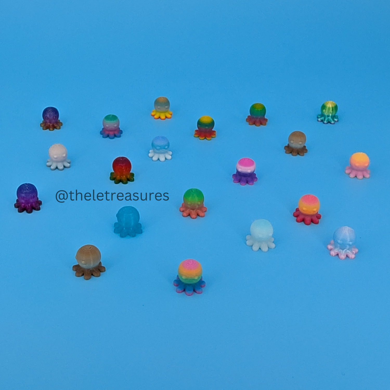 Octopus - Tiny Micro Figurines (2 Styles)
