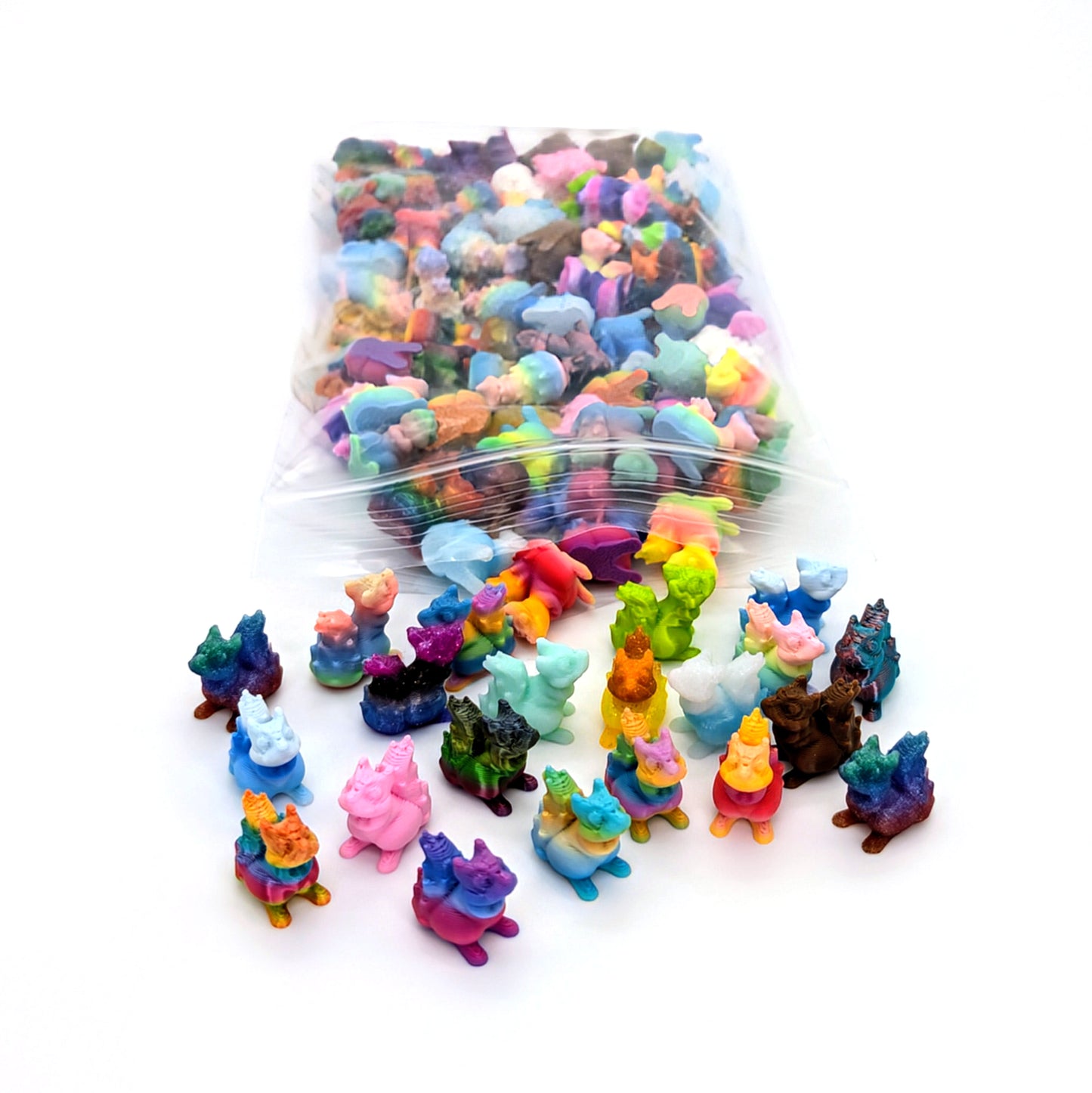 3D Mini Squirrels Figurines