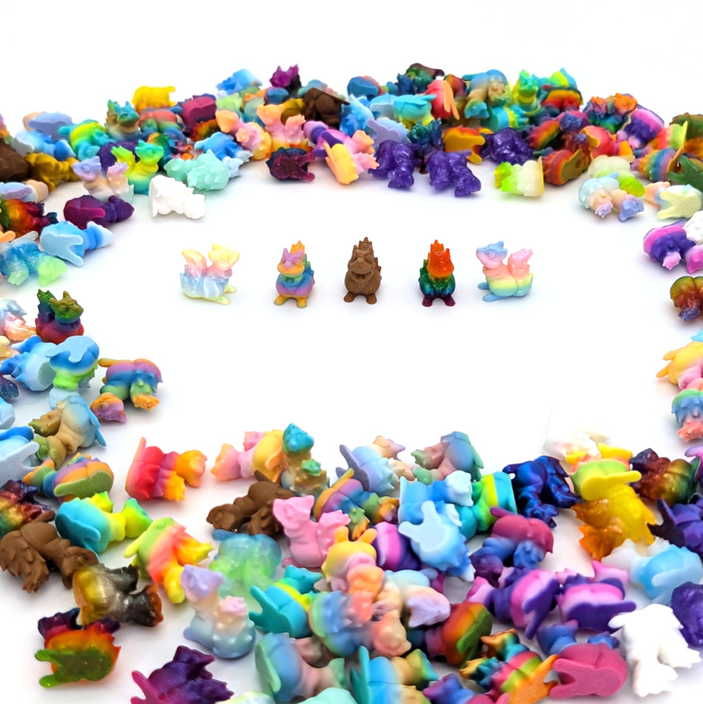3D Mini Squirrels Figurines