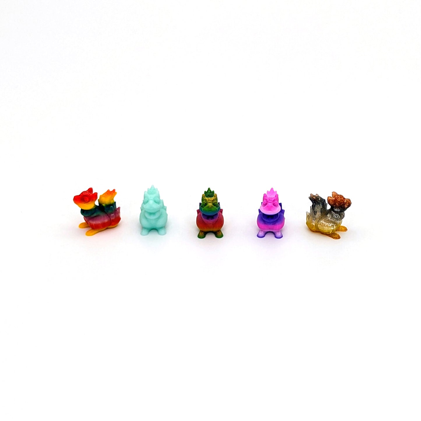 3D Mini Squirrels Figurines