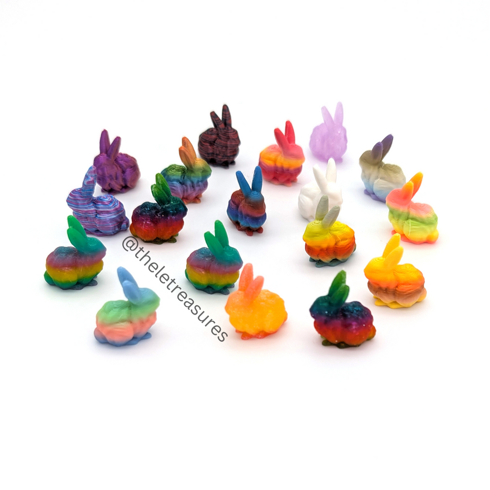 Tiny 3D Bunny Figurines – Hop Into Spring with Adorable Charm! – Thele ...