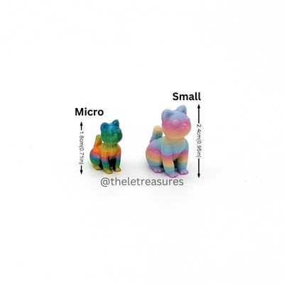 Cats – Tiny Micro Figurines (2 Sizes)