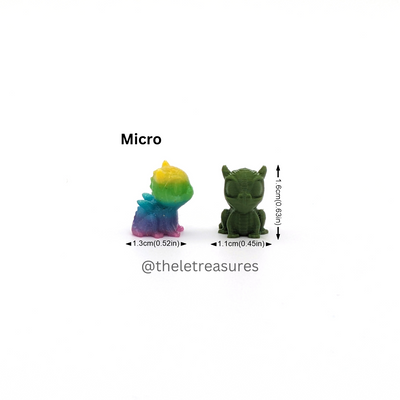 Dragons – Tiny Micro Figurines (2 Sizes)