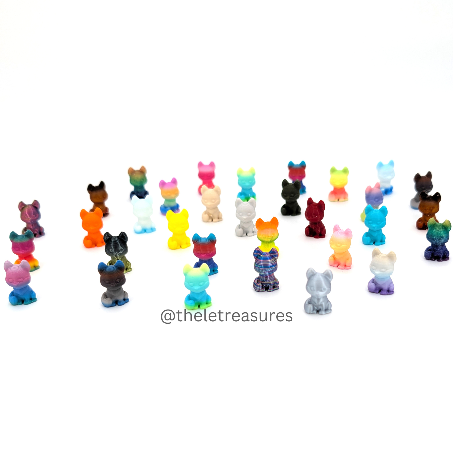 Foxes – Tiny Micro Figurines