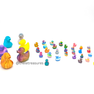 Ducks – Tiny Micro Figurines (3 Sizes)