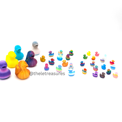 Ducks – Tiny Micro Figurines (3 Sizes)