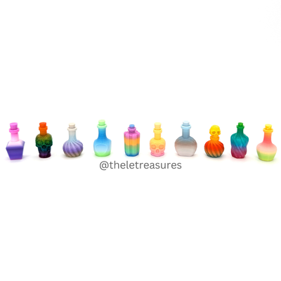Potion Bottles - 10 Different Designs * New Size*