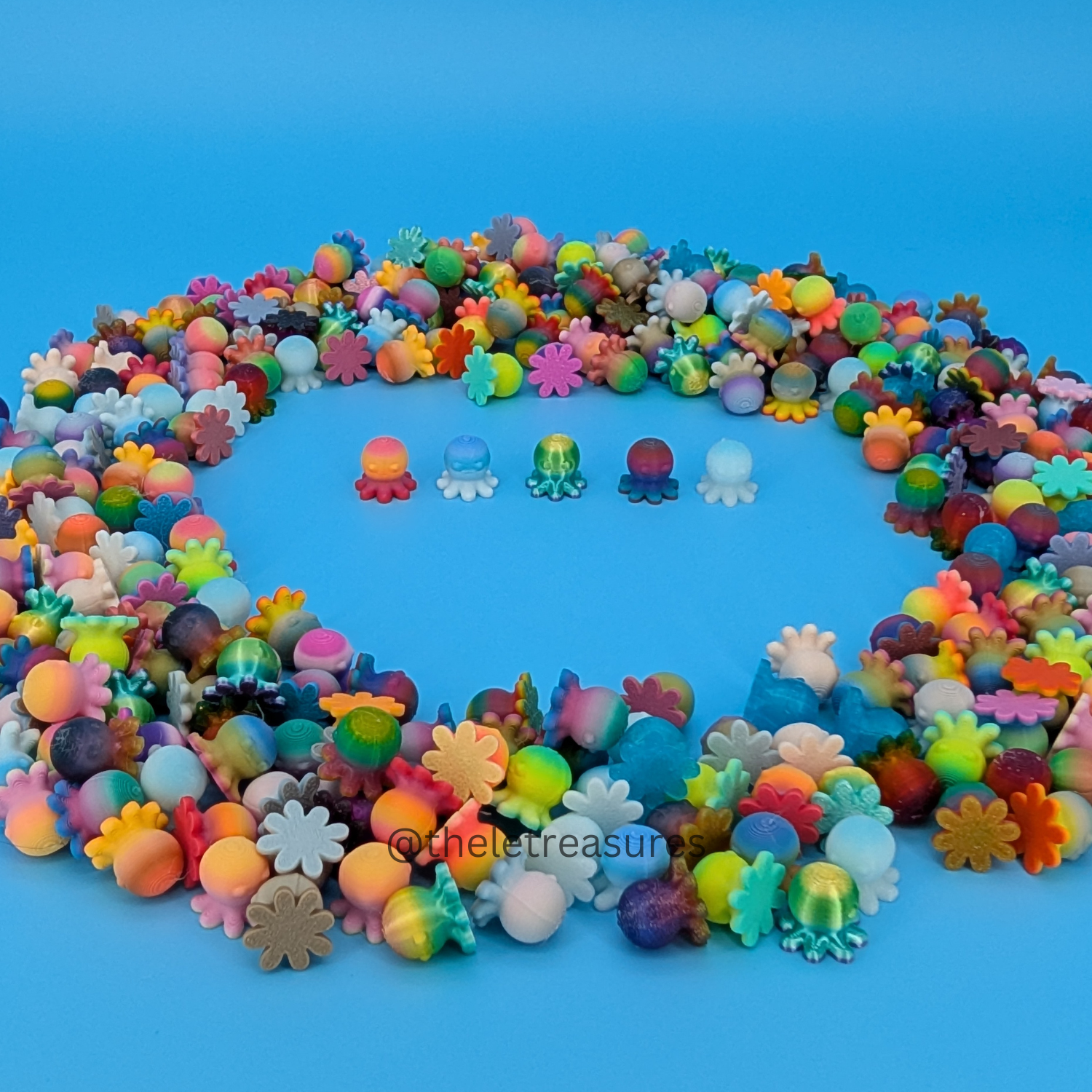 Octopus - Tiny Micro Figurines (2 Styles)