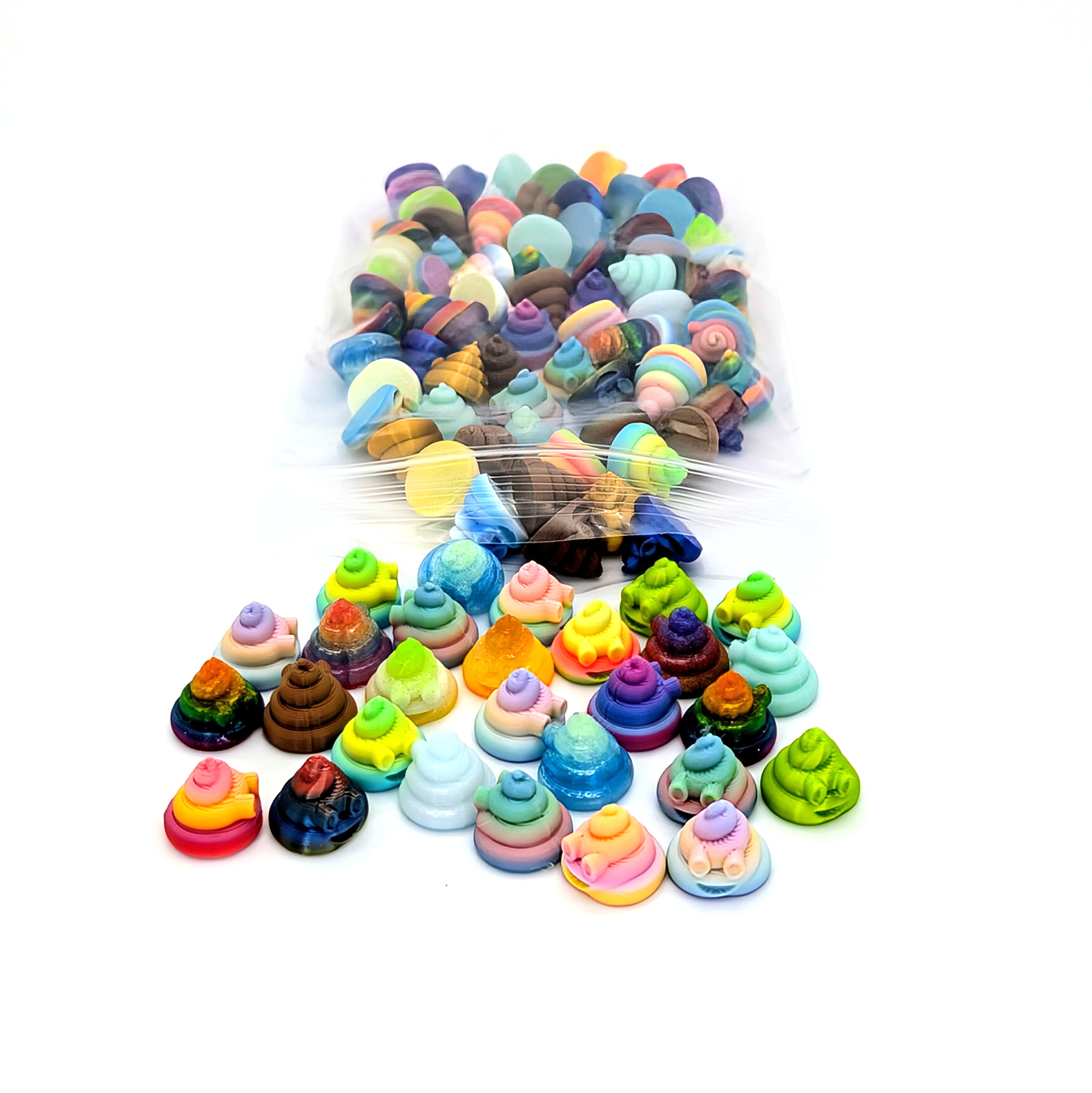 Poop Emojis - Tiny Micro Figurines
