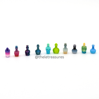 Potion Bottles - 10 Different Designs * New Size*