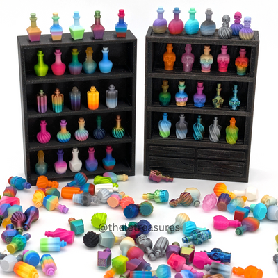 Potion Bottles - 10 Different Designs * New Size*
